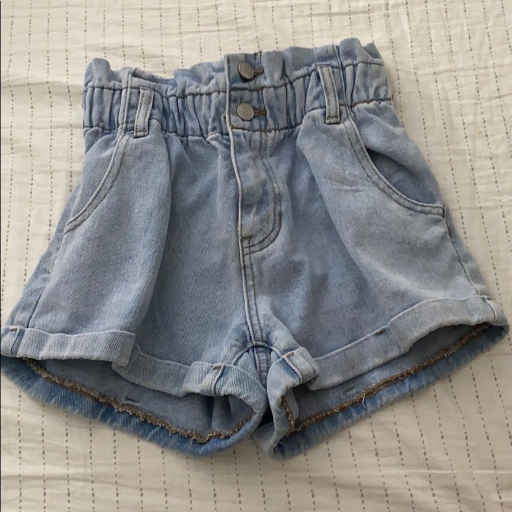 Pacsun paperbag shorts